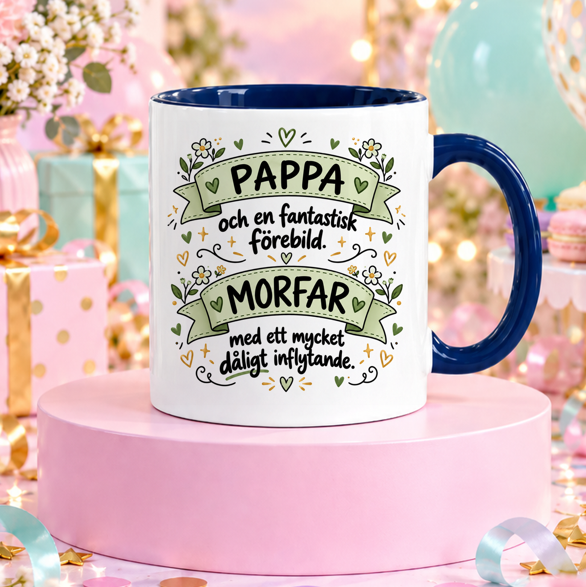 Pappa och Morfar | Rolig mugg