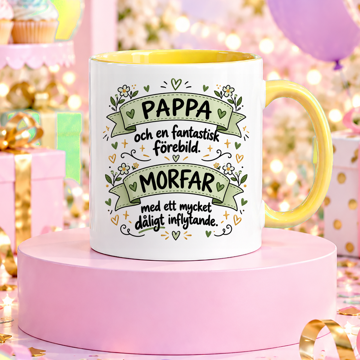 Pappa och Morfar | Rolig mugg