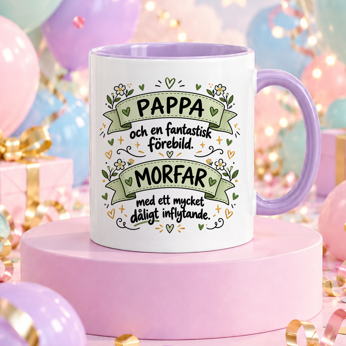 Pappa och Morfar | Rolig mugg