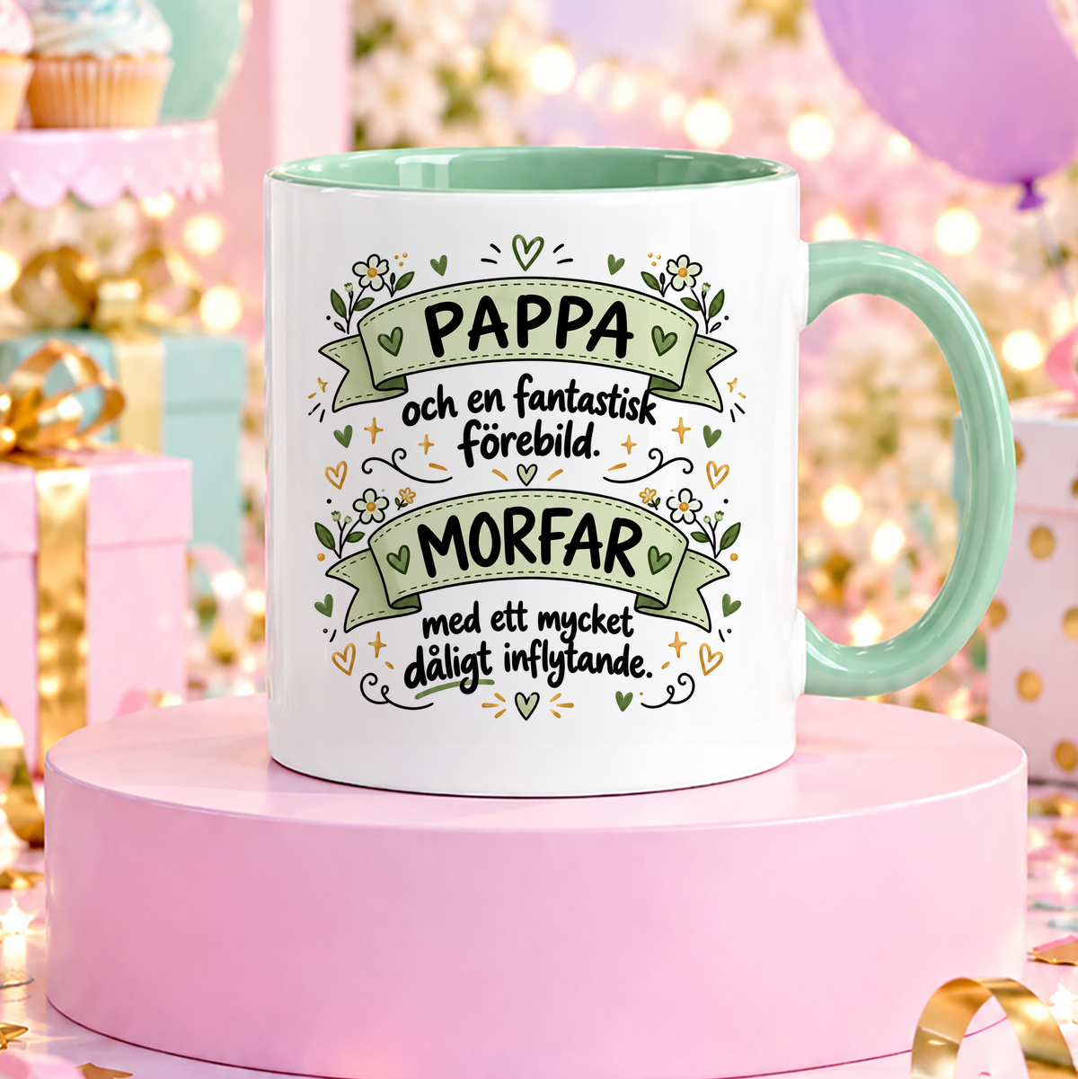 Pappa och Morfar | Rolig mugg