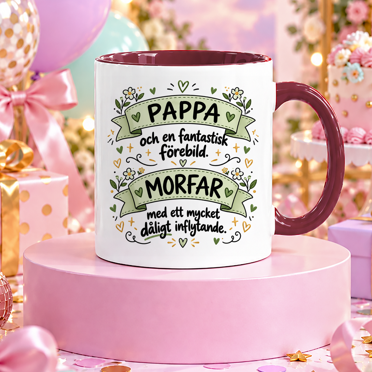 Pappa och Morfar | Rolig mugg
