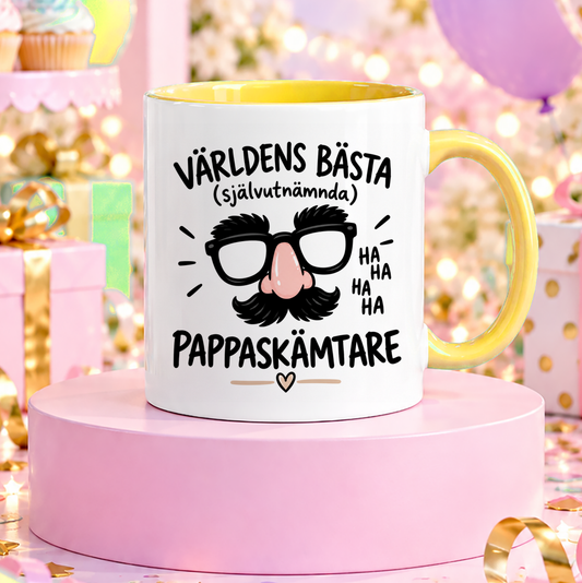 Självutnämnd pappaskämtare | Rolig mugg