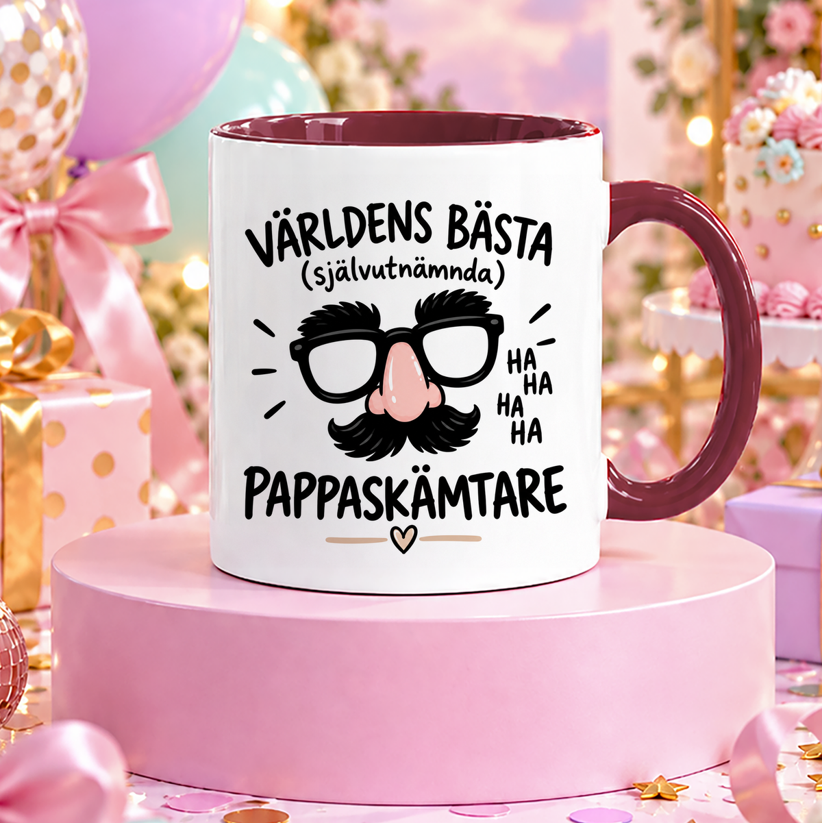 Självutnämnd pappaskämtare | Rolig mugg
