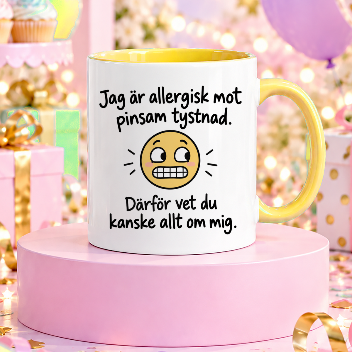 Pinsam tystnad | Rolig mugg