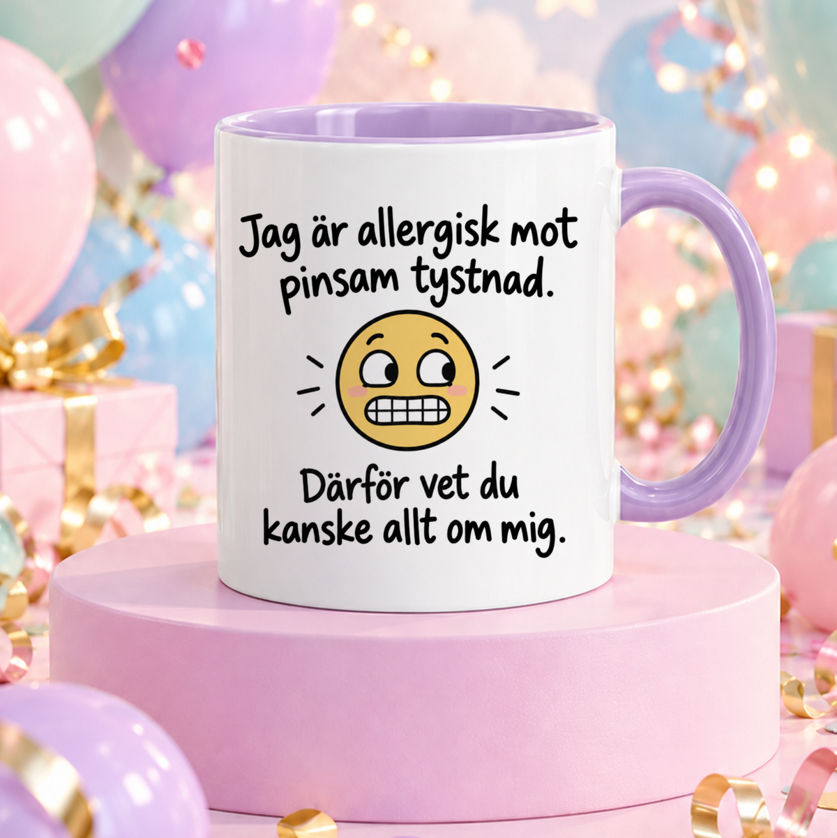 Pinsam tystnad | Rolig mugg