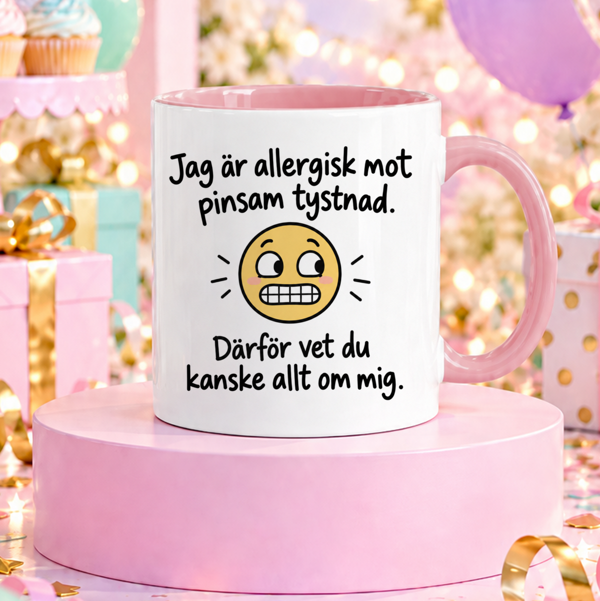 Pinsam tystnad | Rolig mugg