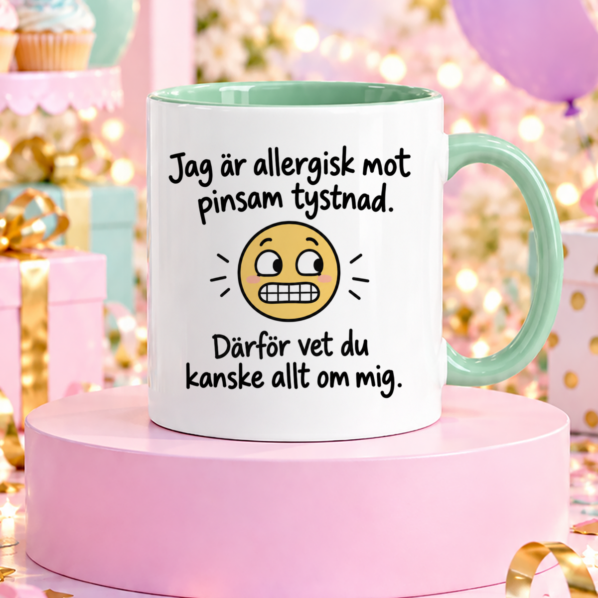 Pinsam tystnad | Rolig mugg