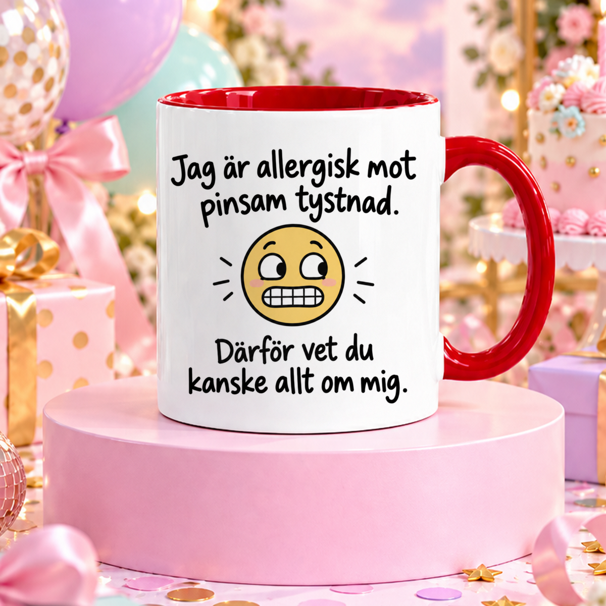 Pinsam tystnad | Rolig mugg
