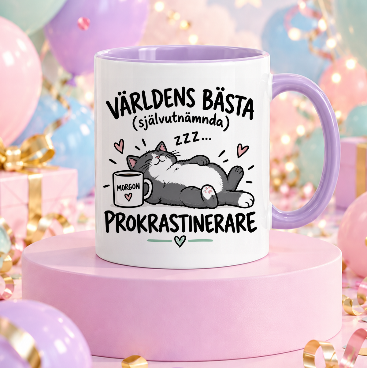 Självutnämnd prokrastinerare | Rolig mugg