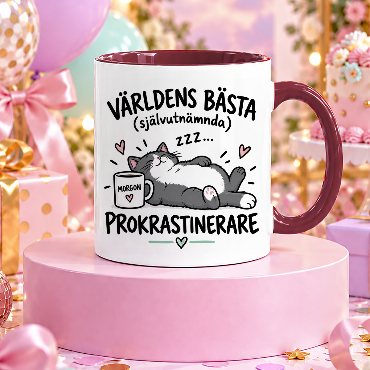 Självutnämnd prokrastinerare | Rolig mugg