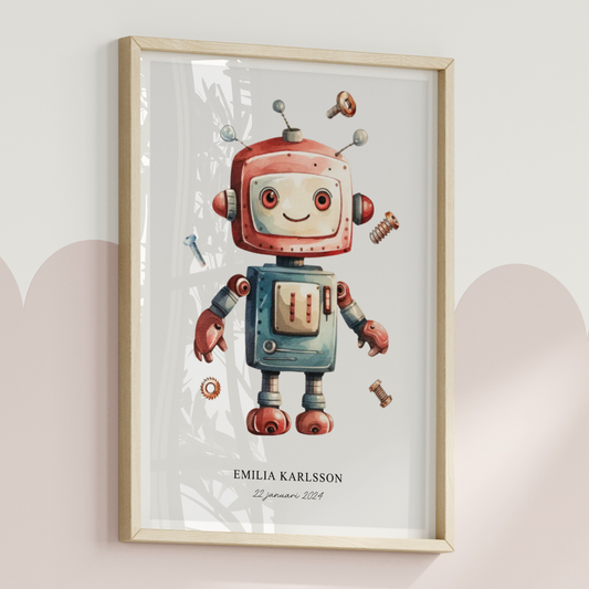 Robotar | Personlig poster