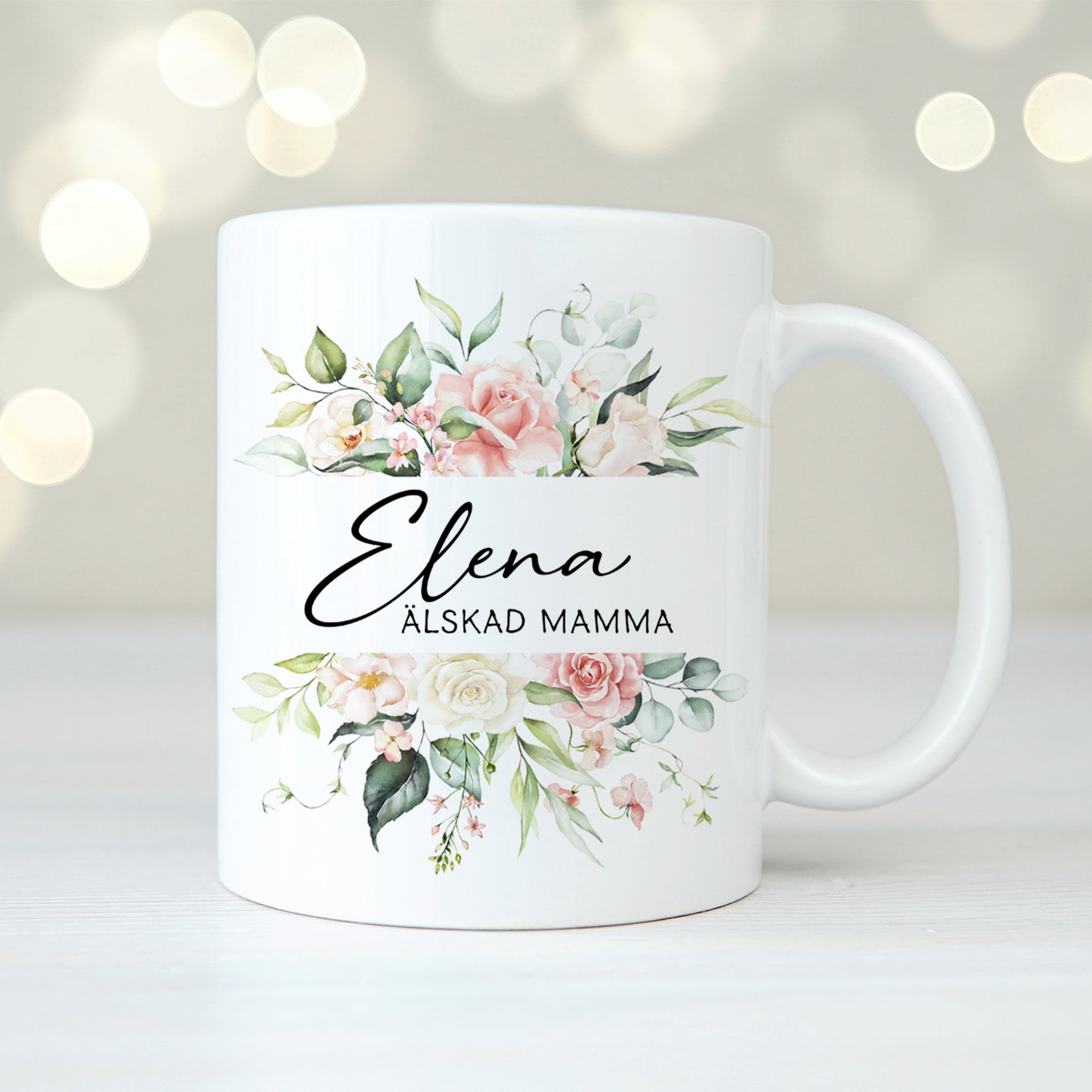 Mors dags mugg | Blommor