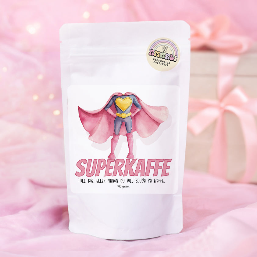 Superhjälte | Rosa | Amakli Kaffe/Te