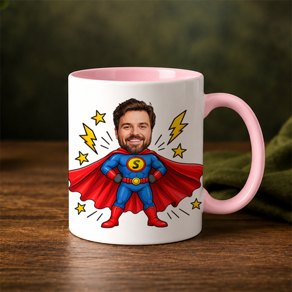 Presentpaket | Superhjälte | Mugg, kaffe & godis
