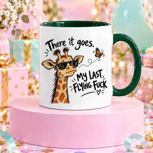 There it goes. My last flying fuck | Rolig mugg