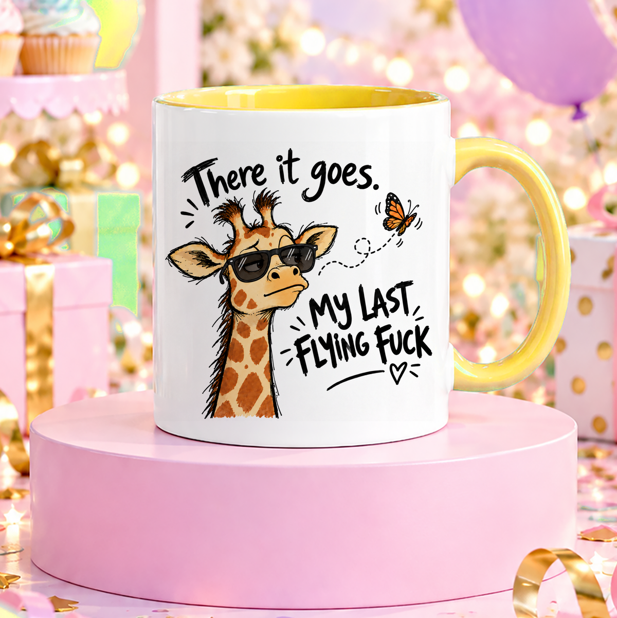 There it goes. My last flying fuck | Rolig mugg