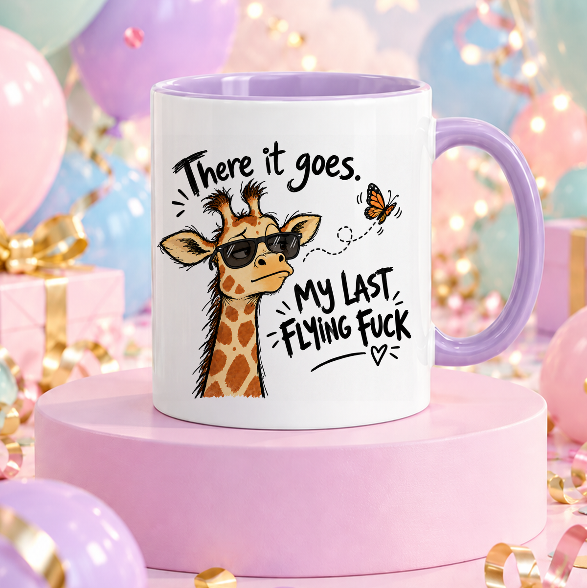 There it goes. My last flying fuck | Rolig mugg