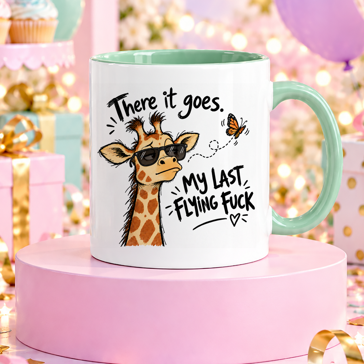 There it goes. My last flying fuck | Rolig mugg