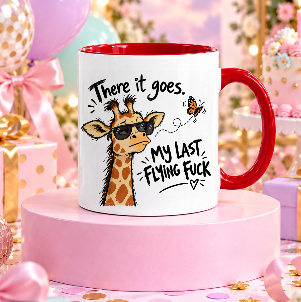 There it goes. My last flying fuck | Rolig mugg