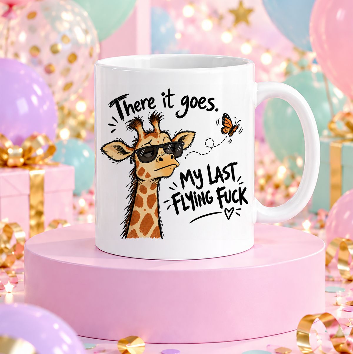 There it goes. My last flying fuck | Rolig mugg