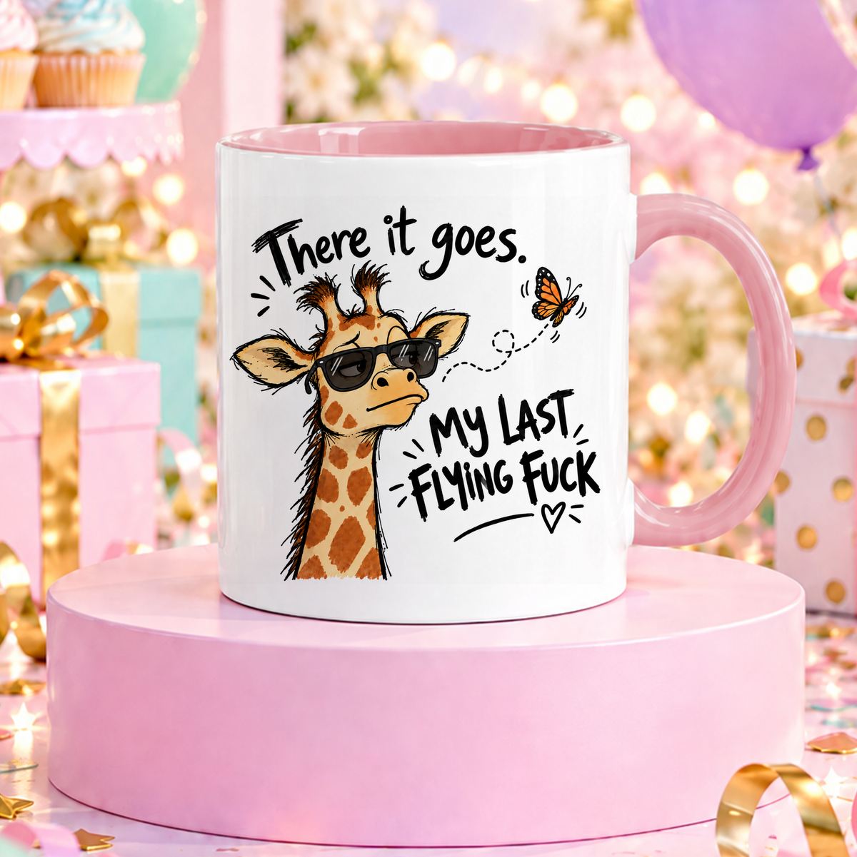 There it goes. My last flying fuck | Rolig mugg