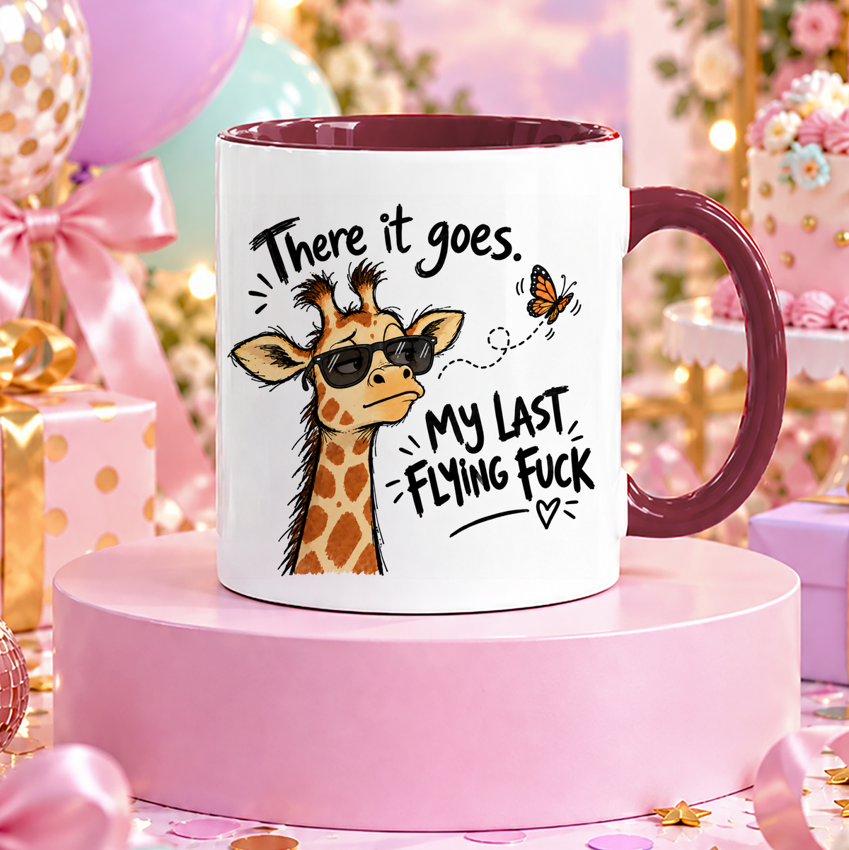 There it goes. My last flying fuck | Rolig mugg