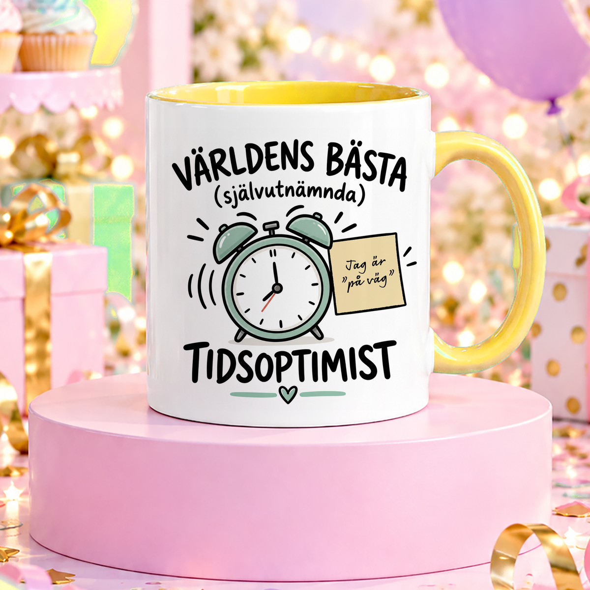 Självutnämnd optimist | Rolig mugg