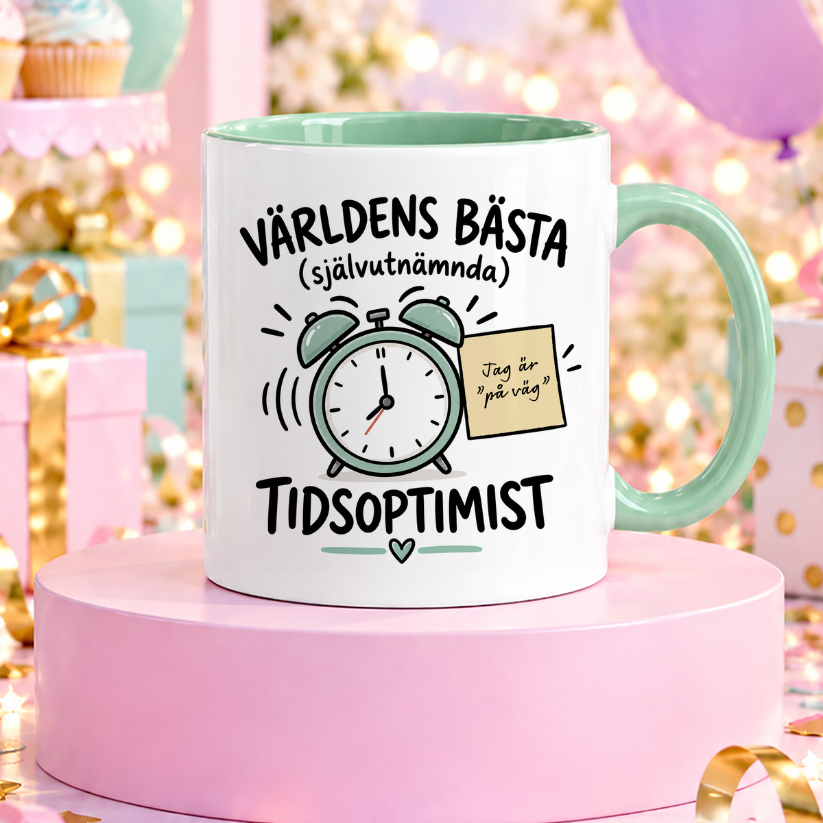 Självutnämnd optimist | Rolig mugg