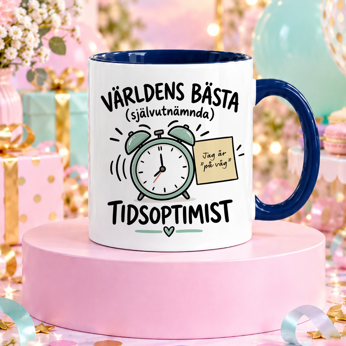Självutnämnd optimist | Rolig mugg