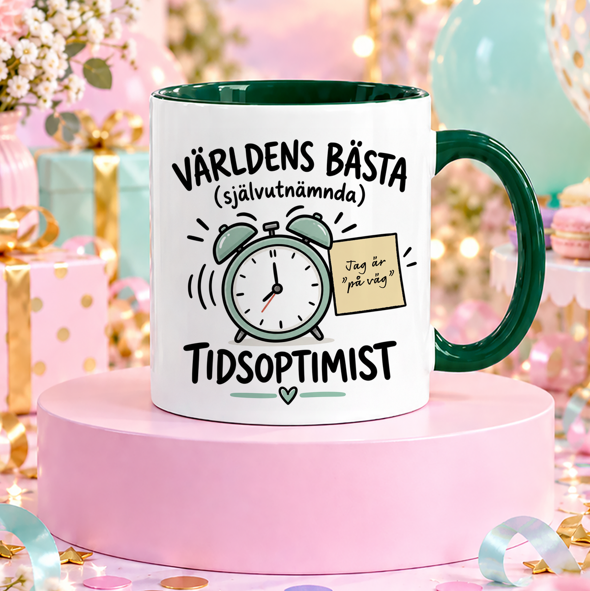 Självutnämnd optimist | Rolig mugg