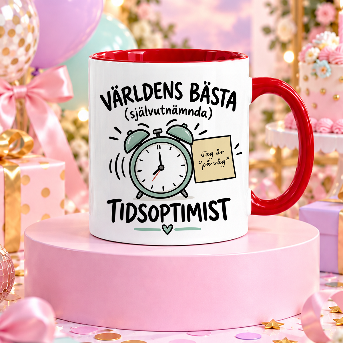 Självutnämnd optimist | Rolig mugg