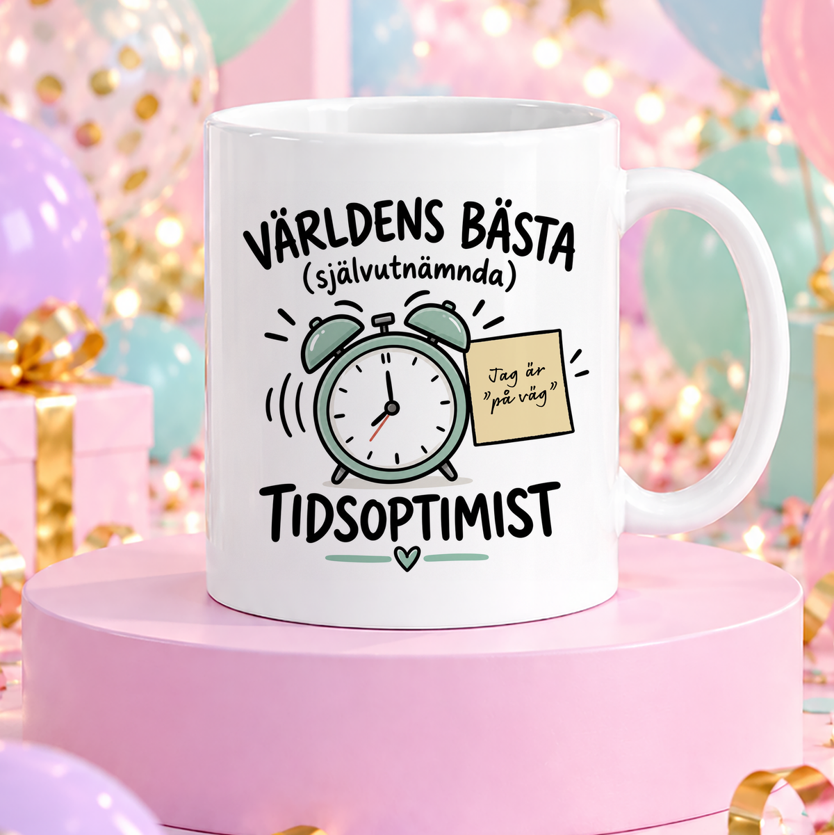 Självutnämnd optimist | Rolig mugg