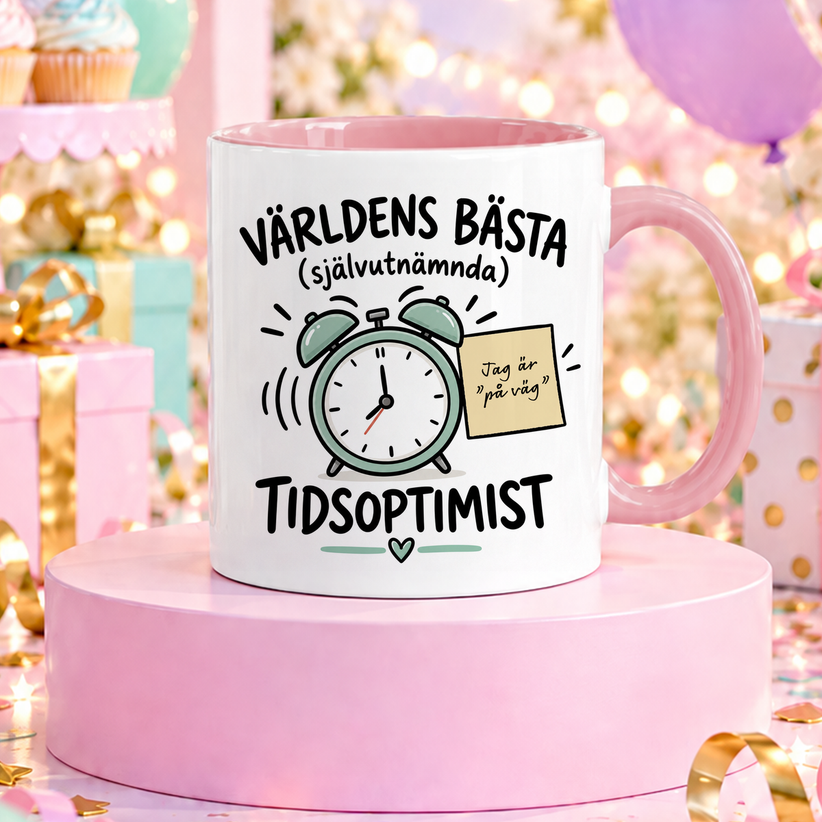 Självutnämnd optimist | Rolig mugg