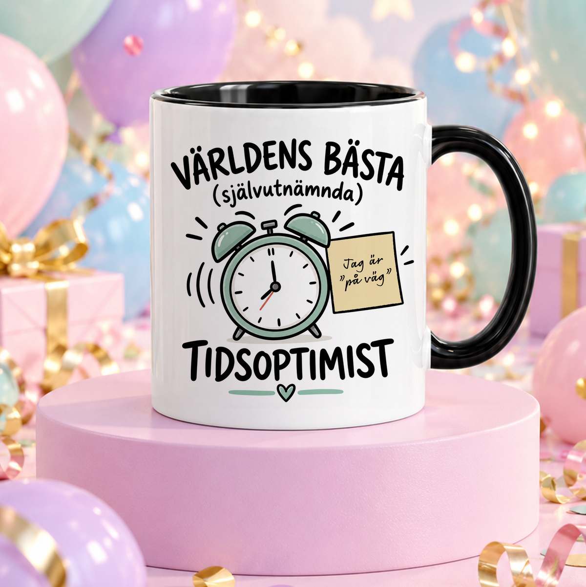 Självutnämnd optimist | Rolig mugg