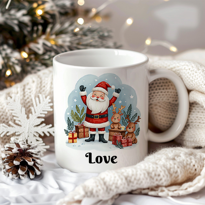 Tomte & renar | Personlig julmugg