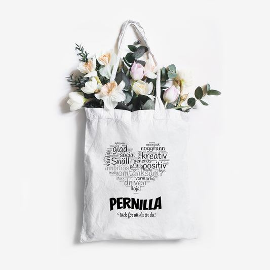 Ordmoln | Personlig tygpåse