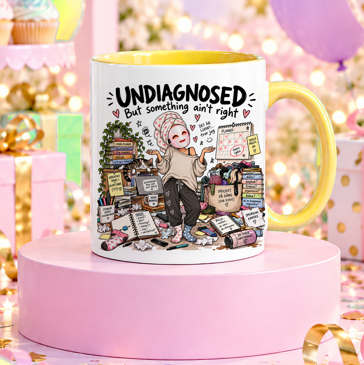 UNDIAGNOSED But something ain't right | Rolig mugg