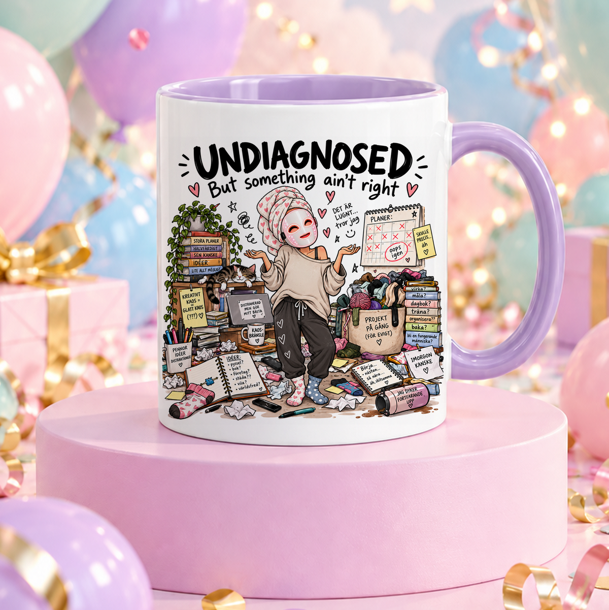 UNDIAGNOSED But something ain't right | Rolig mugg