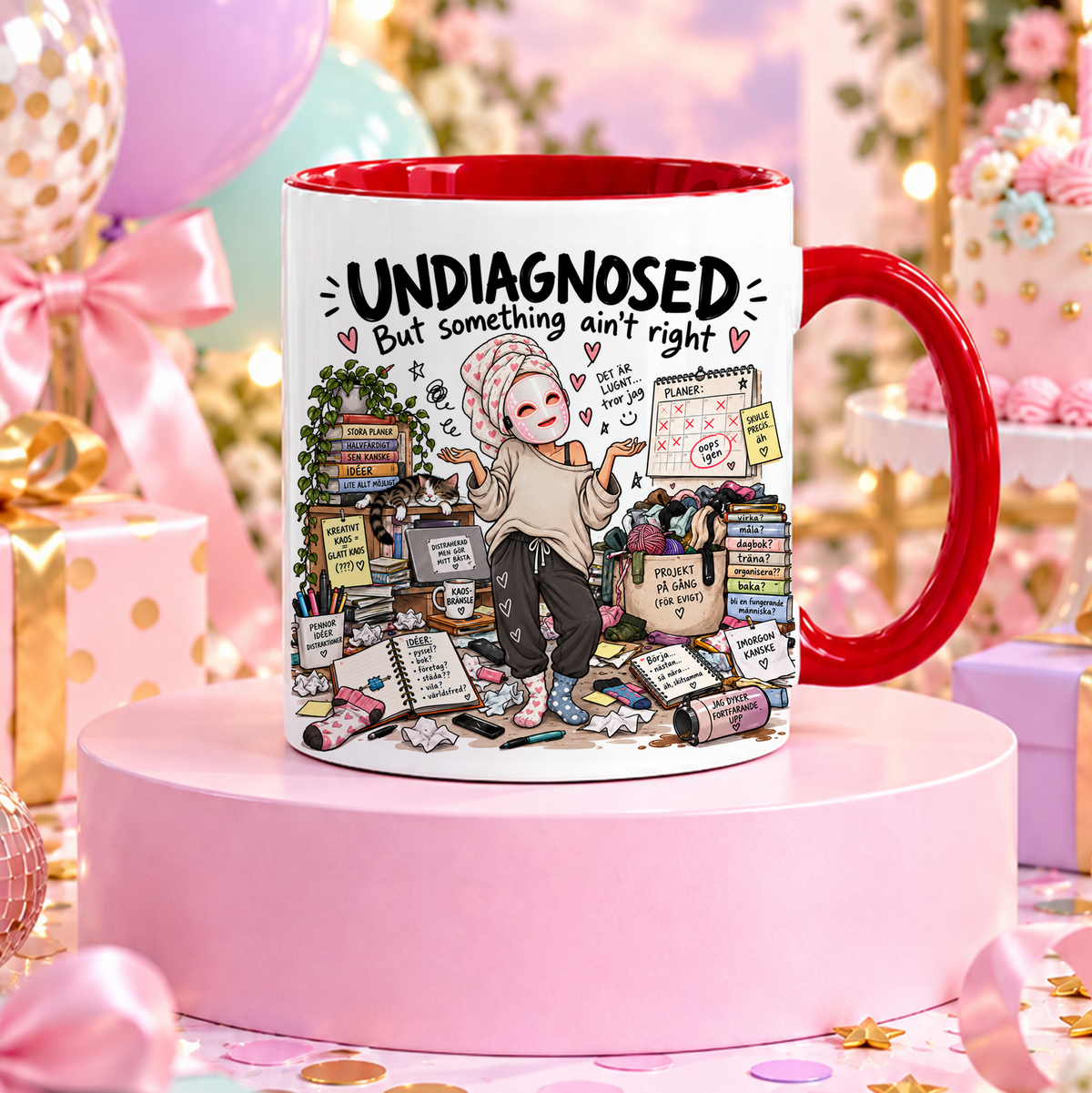 UNDIAGNOSED But something ain't right | Rolig mugg
