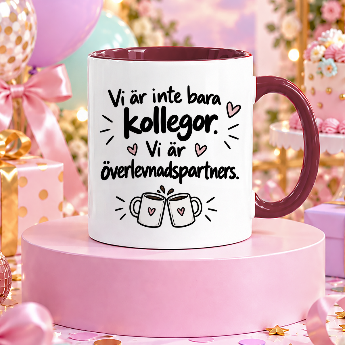 Vi är inte bara kollegor | Rolig mugg