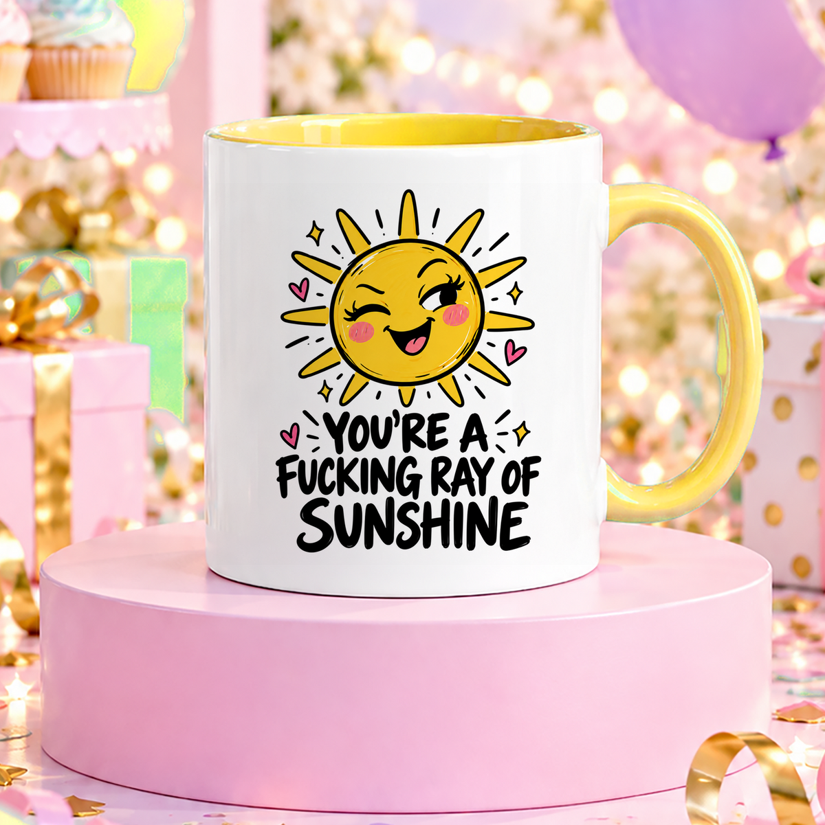 You're a fucking ray of sunshine | Rolig mugg
