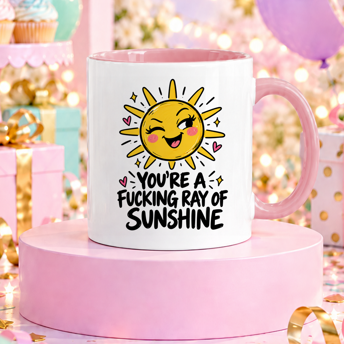 You're a fucking ray of sunshine | Rolig mugg