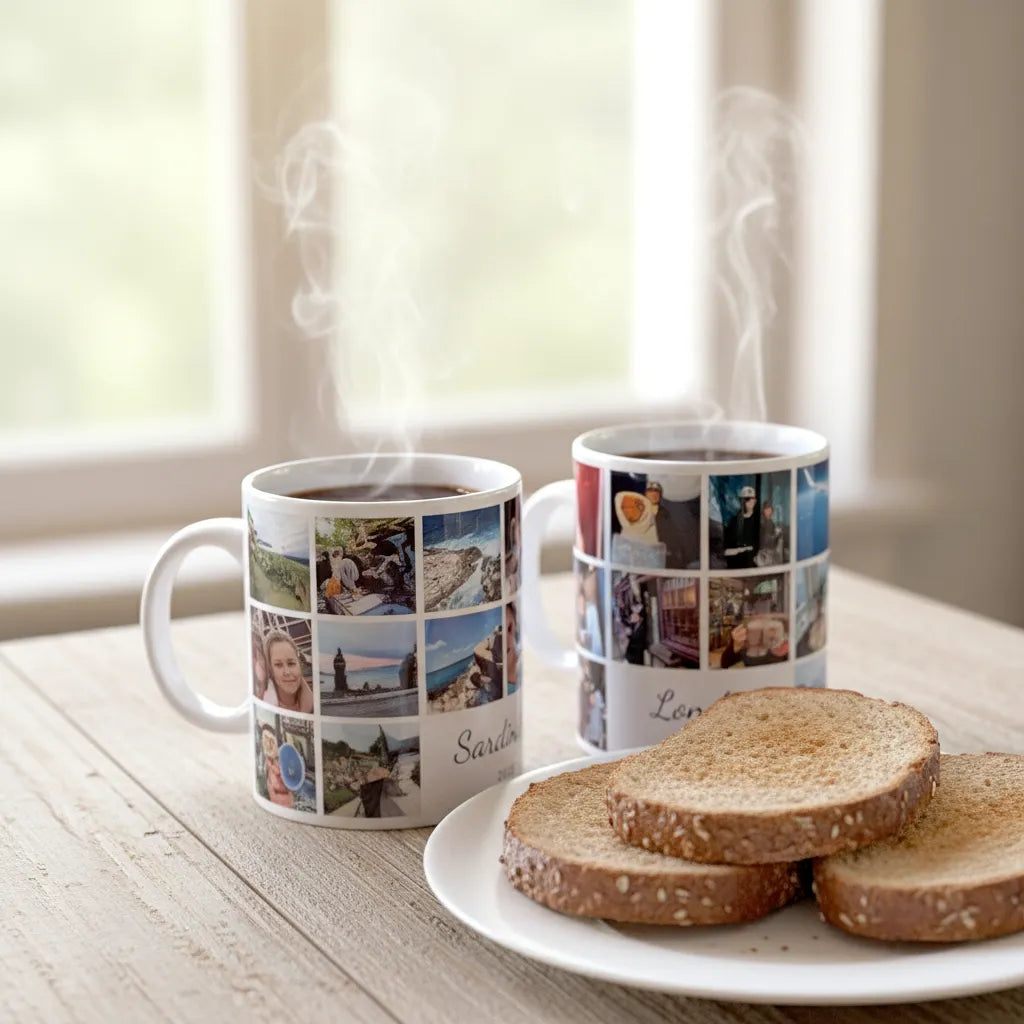 Minnen | 16 foton | Personlig mugg