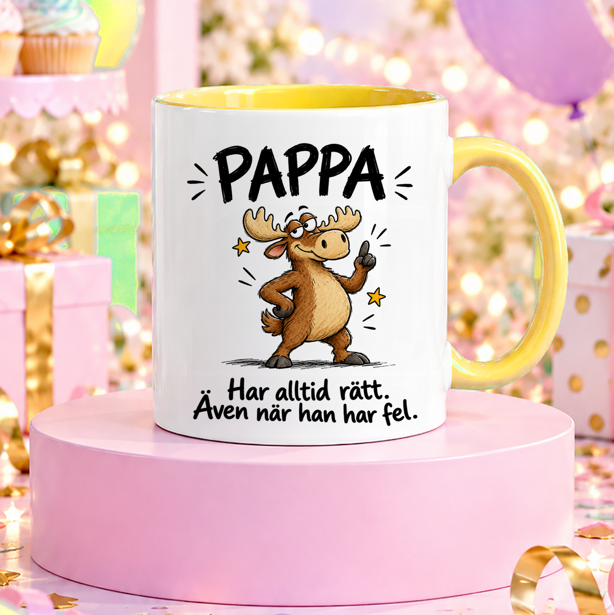 Pappa har alltid rätt, även när han har fel | Rolig mugg