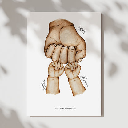 Fist bump (manlig) | Personlig Poster