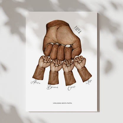 Fist bump (manlig) | Personlig Poster